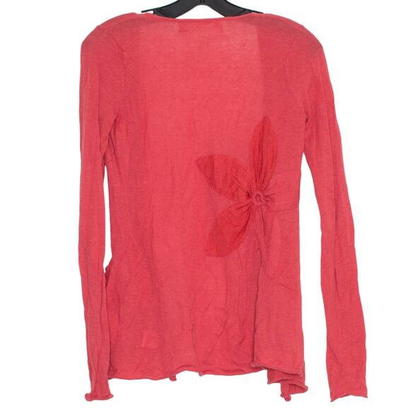 Sparrow Cardigan Sweater Linen Coastal Grandma Cottage Preppy Minimalist Open XS - Picture 5 of 5